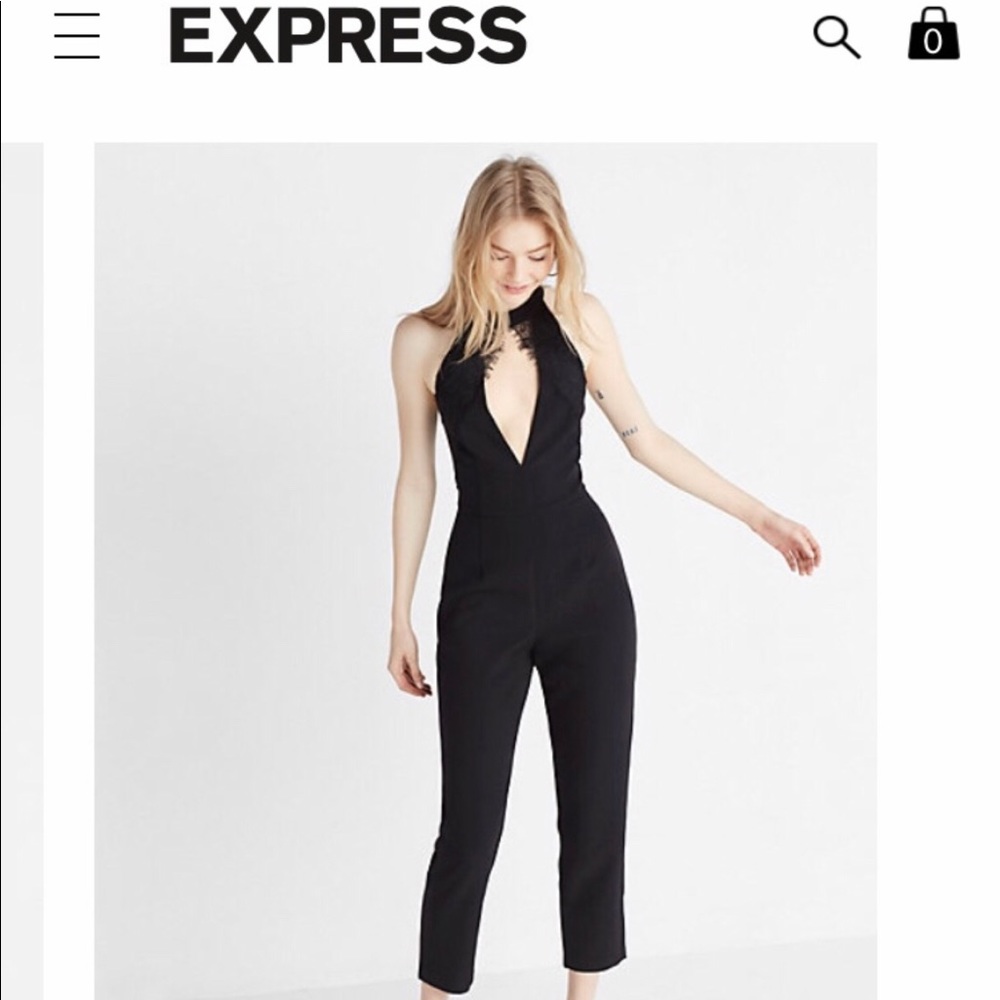 Express Black Jumpsuit